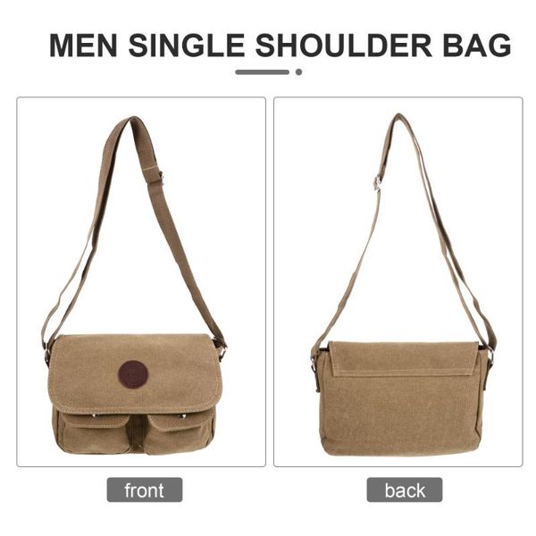 

outdoor bags 1pc delicate men shoulder bag chic canvas fashionable male cross body