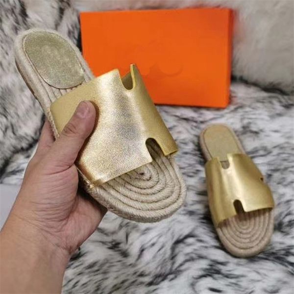 

women shoes flats luxury handmade genuine leather sandals mature ladies party rope woven slippers plus size 35-44, Black