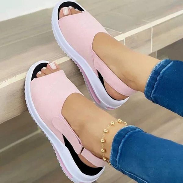 

sandals 2021 summer and autumn universal mid-heel women's sandals, versatile comfortable, Black