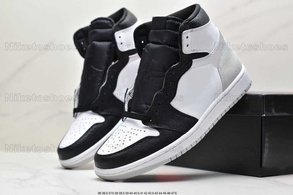 

1 high og stage haze basketball designers shoes white black grey fog bleached coral sneakers 1s sports trainers