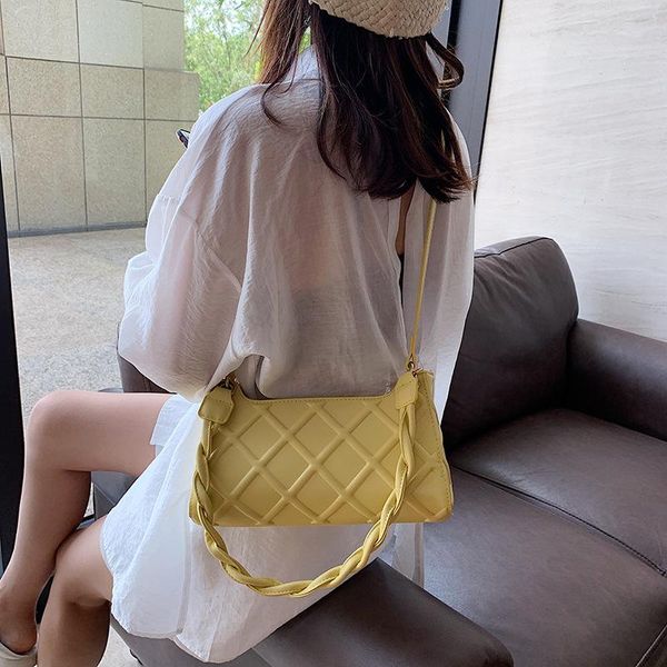 

shoulder bags 2021 bag women's casual fashion korean version of the solid color messenger ladies armpit