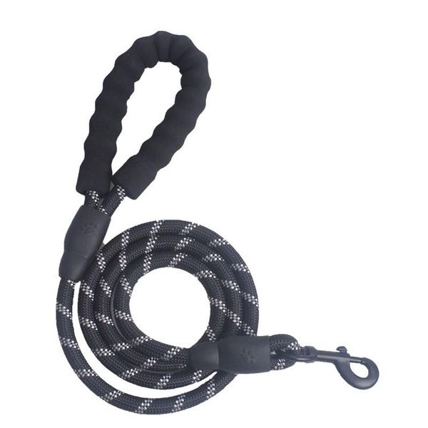 

1.5m polyester pet leash luminous dog chain reflective rope adjustable dog strap strong seat belt