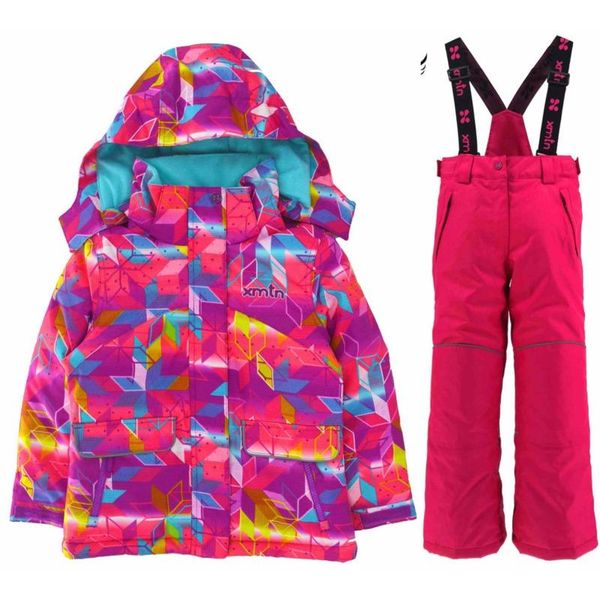 

new warm thick boys and girls ski suits windproof waterproof outdoor suit winter warm suit outdoor clothes cloth clothing set, White