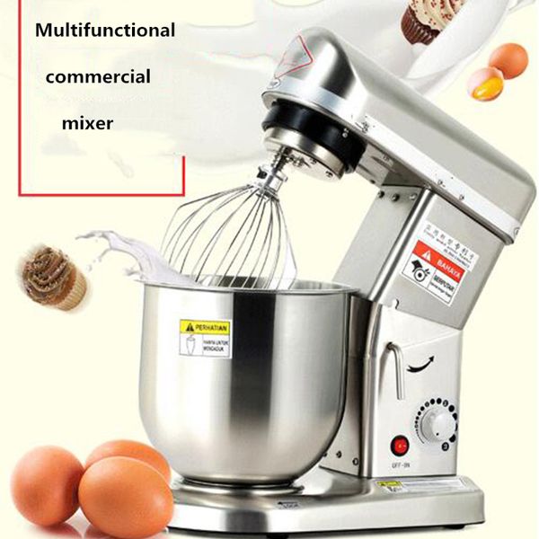 Processador de alimentos 5L 350w Misturador de estante de cozinha comercial Misturador de massa de massa de massa de farinha makerough mixer