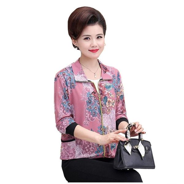 

women's jackets 2021 jacket temperament female middle-aged mom spring coat 40-50 years old autumn short, Black;brown