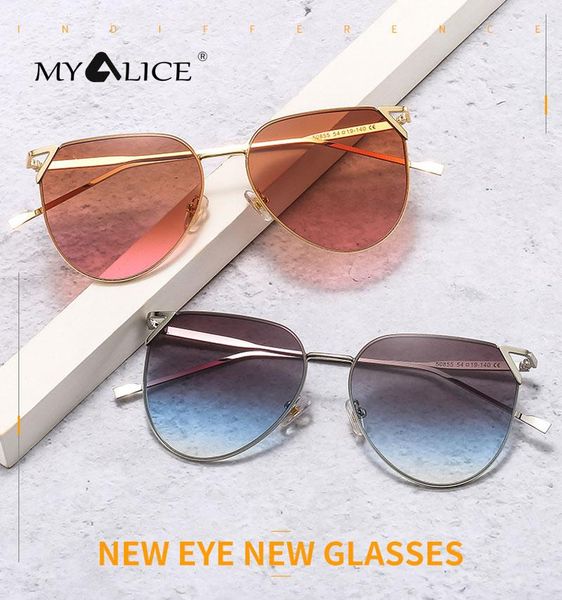

sunglasses myalice luxury men's polarized driving sun glasses for men women brand designer male vintage pilot uv400, White;black
