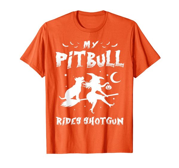 

pitbull dog t-shirt - my pitbull rides sun, White;black