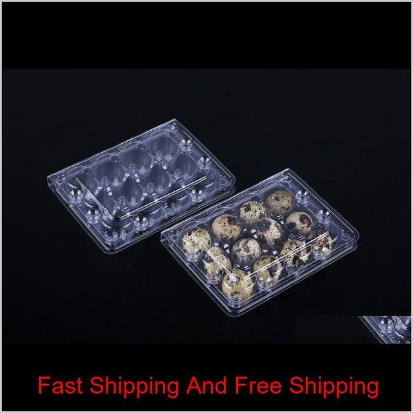 

wholwsale 12 holes creative quail egg containers plastic egg boxes d28mm/h39mm 1500pcs/lot qylqai bdebaby