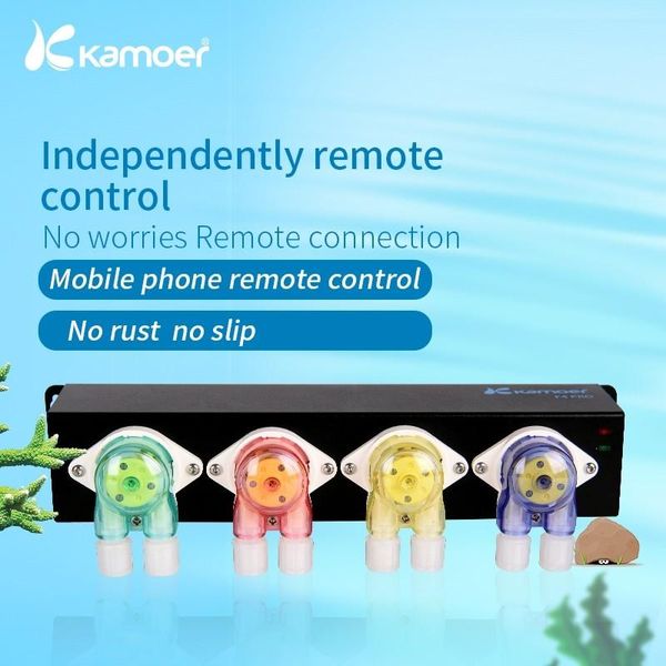 

air pumps & accessories kamoer f4 pro wifi peristaltic dosing pump marine coral reef aquarium saltwater sea water fish tank