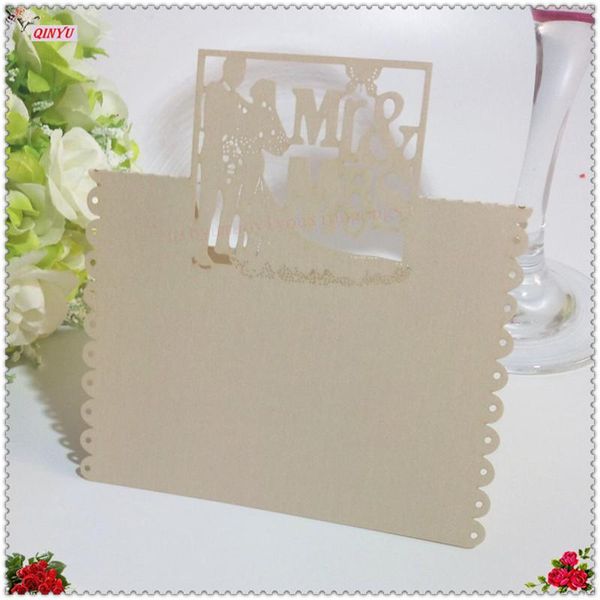 

greeting cards 50pcs wedding decoration supplies 50pcs/lot love heart laser cut party table name place seats birthday card5zsh078