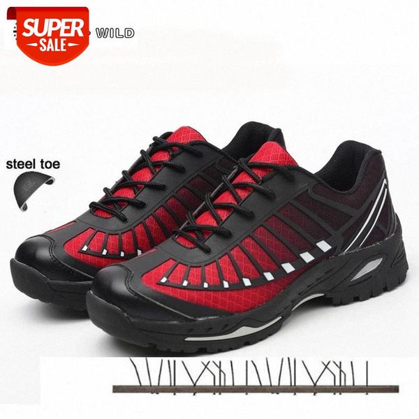 

steel toe safety boots men 2019 fashion breathable labor insurance puncture proof casual shoes mens work safety shoe boots #pv85