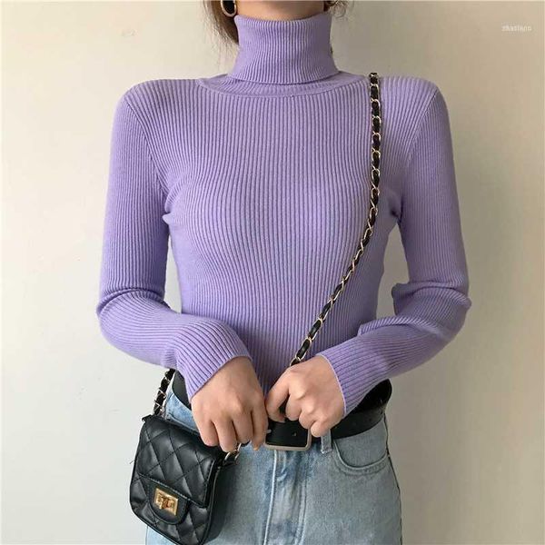 

solid colors spring autumn sweaters basic style women's fashion pullovers knitting soft sweater pull 1, White;black