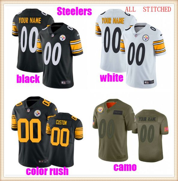 

custom mens womens youth american football jerseys sports nfc afc teams authentic fans uniforms official 2021 jersey gray 4xl 5xl 6xl, Black