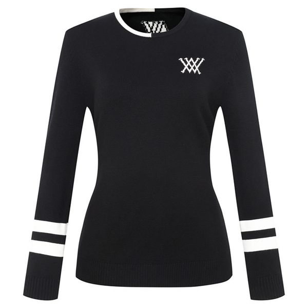 

women's sweaters golf sweater with bald turtleneck, women's warm blouse for leisure sport 3 colours available chartering spring fa, White;black