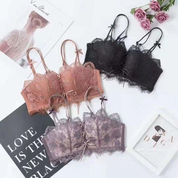 

bras bra set lace one-piece seamless women underwear rayon bralepush up lingerie tirangle cup sets, Red;black