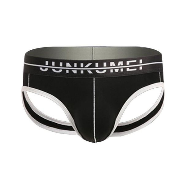

underpants back empty briefs men slim jockstrap breathable u convex panties men's expose buunderpants jock strap a50, Black;white