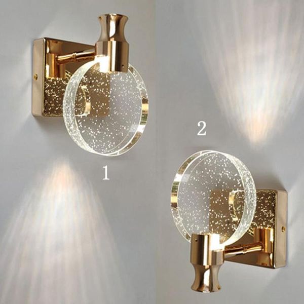 

wall lamp modern crystal rhinestone warm white led light sconce for bedroom home indoor lighting decor
