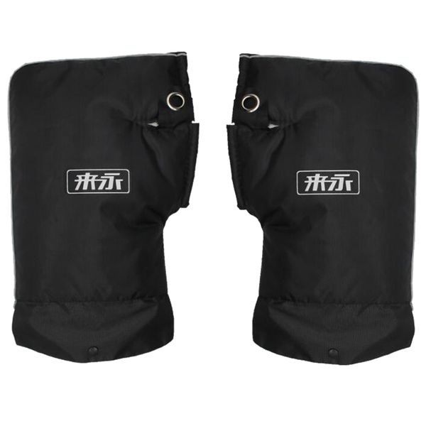 

waterproof motorbike/scooter handlebar gloves 36x24cm winter handlebar grip hand muffs bike gloves scooter mitts hand warmerg, Blue;gray