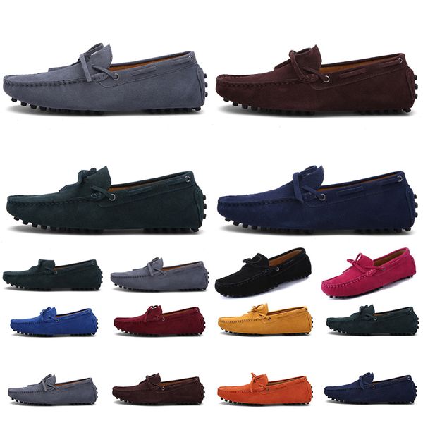 

2021 non-brand men running shoes triple black grey green light blue yellow mens fashion trainer sneakers outdoor jogging walking