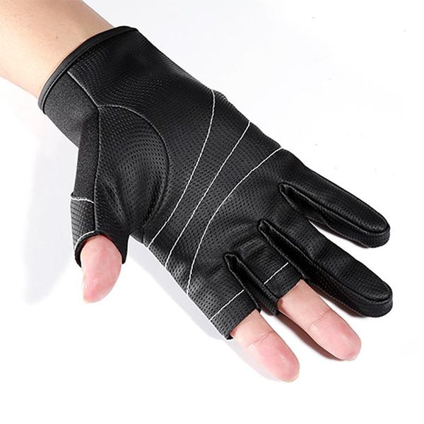 

sports gloves men antiskid cycling bike gym fitness road women finger separated, Black