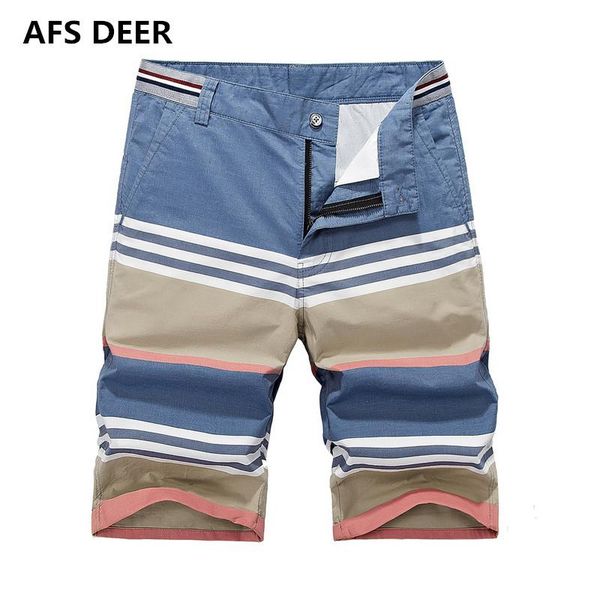 

2021 casual men shorts beach board shorts men's carlyle striped summer style cotton brand clothing boardshorts bermuda, White;black