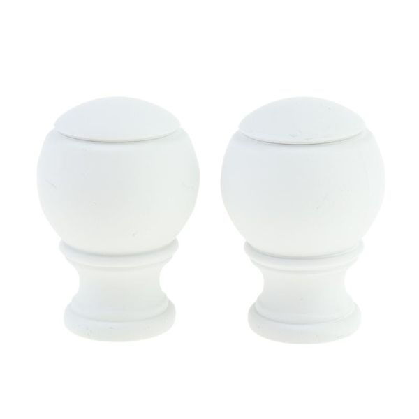 

2pcs living room window curtain retro decorative pole rod finials ends heads