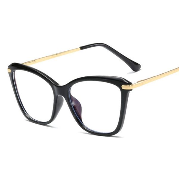 

sunglasses 80174 tr90 anti-blue light spring leg retro glasses frame men women optical fashion computer eyeglasses, White;black