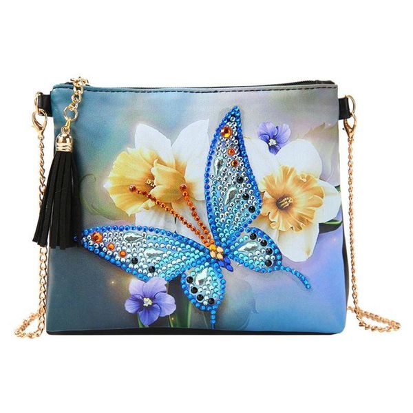 

diamond painting pupa wristlet wallet women bag embroidery cross stitch
