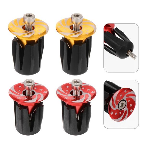 

bike handlebars &components 2 pairs cycling handlebar end plugs handle grip bar ser plug