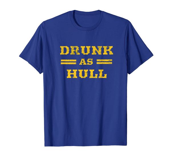 

drunk as hull - missouri drinking t-shirt, White;black