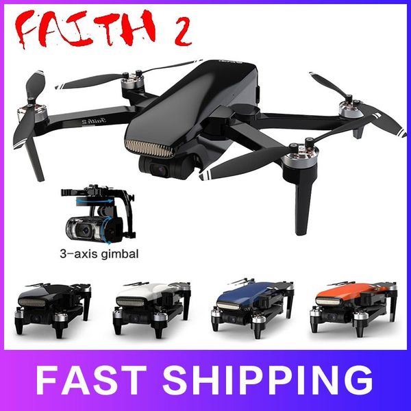 

drones faith 2 drone 4k hd camera gps professional dron brushless motor 3-axis gimbal 35min 5km rc quadcopter vs f11 pro