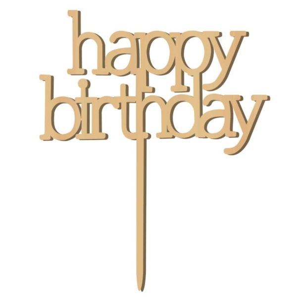 

other festive & party supplies wooden cake er decorations