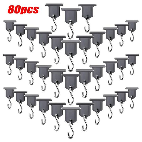 

parts 80pcs camping awning hooks, rv hangers hooks party light for christmas party, motorhome, caravan