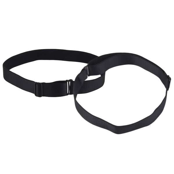 

2pcs harajuku punk rock goth kouseand belt elastic been ring black, Black;white