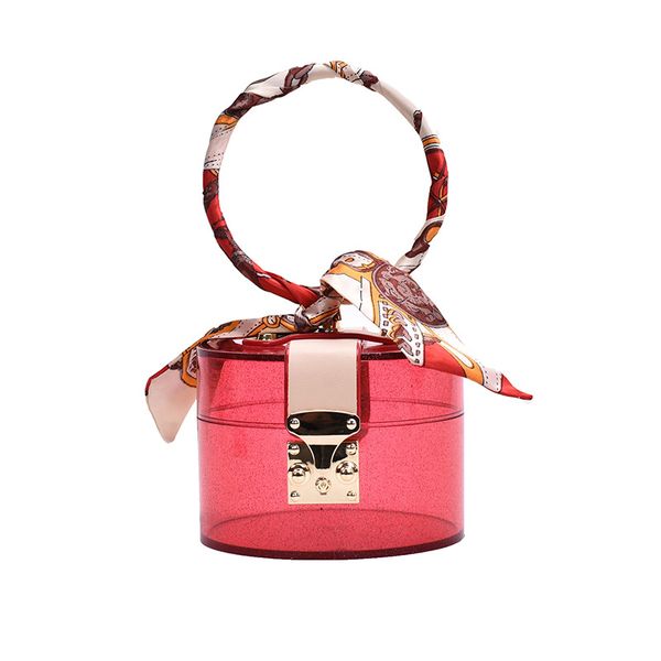 

colorful transparent metal ring handle womens party pursesclutch bag evening bag cocktail dinner bag