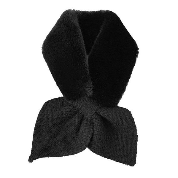 

scarves warm and windproof stitching plush scarf korean fashion sweet thick, Blue;gray