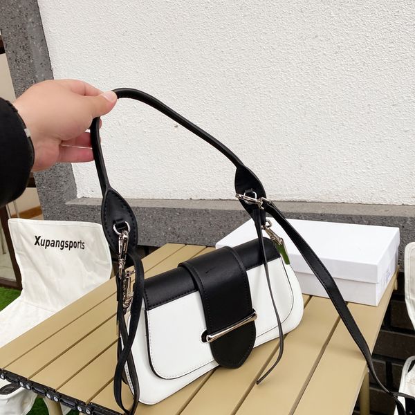 

luxury designers italy brand sidonie two-tone shoulder bags genuine leather totes fashion elling women crossbody classic handbag designer ba