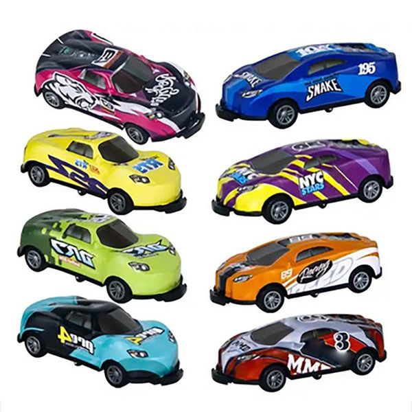 

decorative objects & figurines 1 pcs stunt toy car miniatures decoration creativity mini models pull back vehicles small game prizes for kid