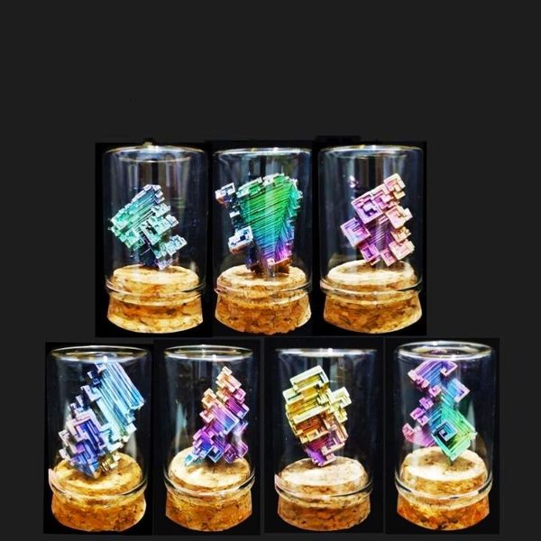 

decorative objects & figurines natural bismuth metal crystal mineral rough specimen ore stone decoration holiday birthday party gift shape r