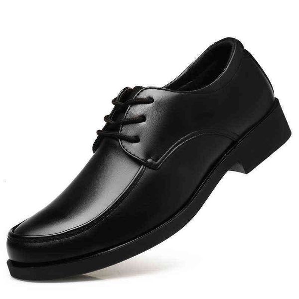 

2021 spring and autumn men's busins sho 46 round tie casual drs single leather work large 47