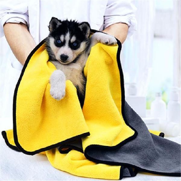 

dog grooming absorbent towels for dogs cats fashion bath towel nano fiber quick-drying car wiping cloth pet supplies