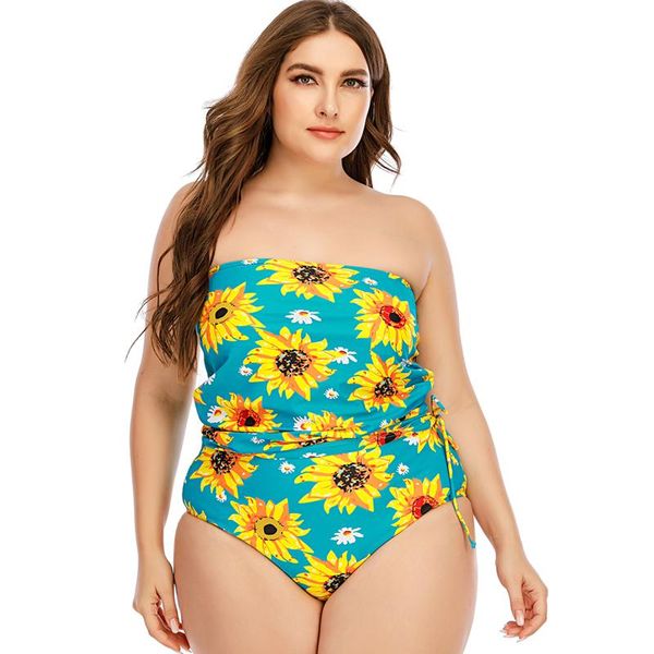 

one-piece suits women's one piece swimwear swimsuit bathing monokini l-5xl