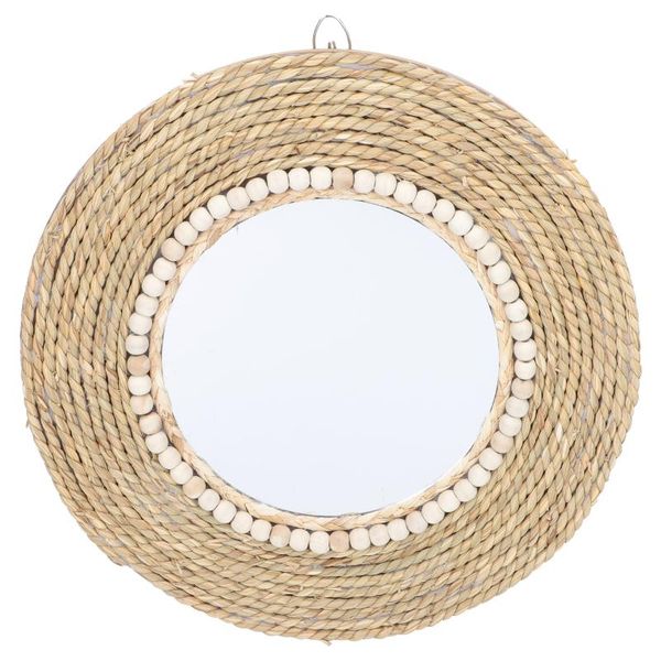 

mirrors rattan makeup mirror woven decorative ornament hanging