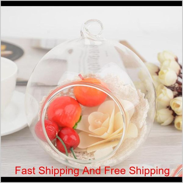 

1pc 100mm hanging tealight holder glass globes terrarium wedding candle holder candlestick vase home h qylwha garden2010