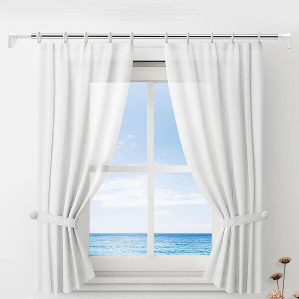 

hangers & racks retractable curtain hanger rod stainless steel bracket clothesline pole drape shower clothes