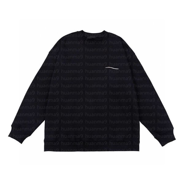 

mens hoodie sweatshits classic pairs fashion wave printing casual designer autumn pullover couple backing long sleeve2023, Black
