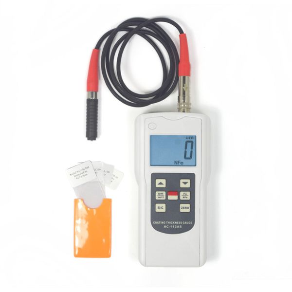 

digital portable ac-112as pocket dry film thicknesse meter range 0~1250um