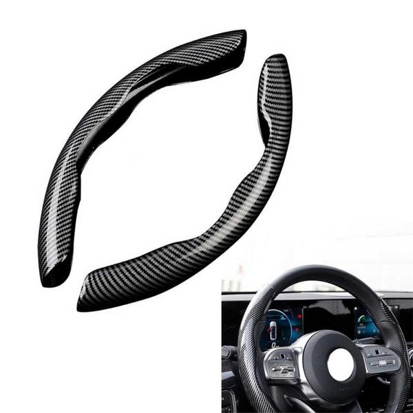 

steering wheel covers car cover non-slip accessory carbon fiber look universal