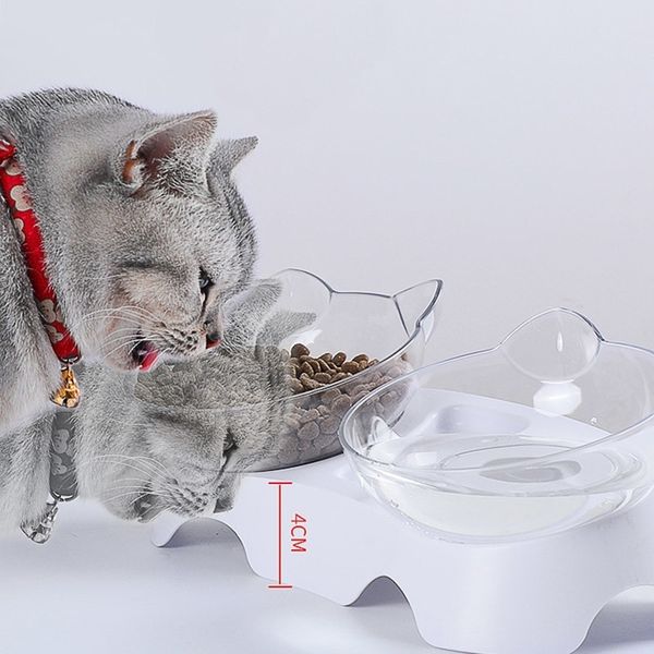 Neue Heiße Anti-Erbrechen Orthopädische Haustier Schüssel Katze Hundefutter Wasser Feeder Fütterung Gerichte SMD66 Y200922