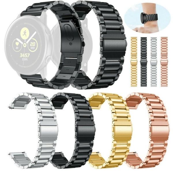 

watch bands stainless steel watchband band men wristband women bracelet strap for samsung galaxy active, Black;brown